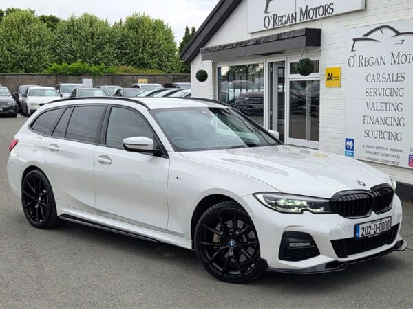 BMW 3-Series Estate, Petrol Plug-in Hybrid, 2020, White