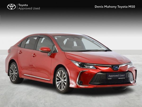 Toyota Corolla Saloon, Petrol Hybrid, 2024, Red
