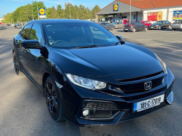 Honda Civic Hatchback, Diesel, 2018, Black