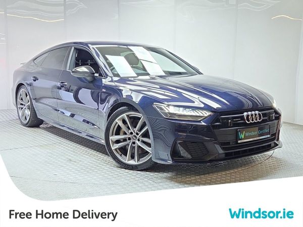 Audi A7 Hatchback, Petrol Plug-in Hybrid, 2022, Blue
