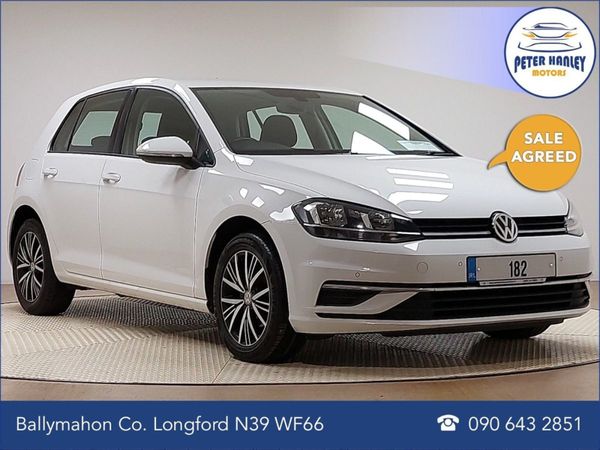 Volkswagen Golf Hatchback, Petrol, 2018, White