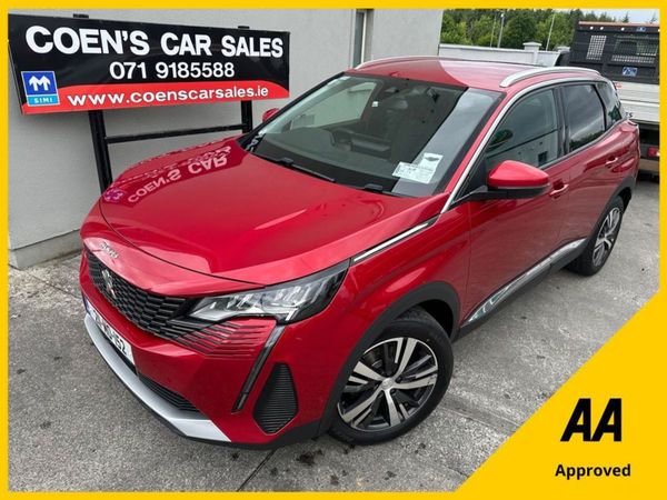 Peugeot 3008 SUV, Diesel, 2021, Red