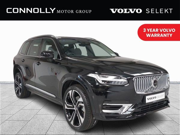 Volvo XC90 SUV, Petrol Plug-in Hybrid, 2024, Black