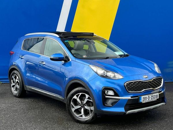 Kia Sportage SUV, Diesel Hybrid, 2020, Blue