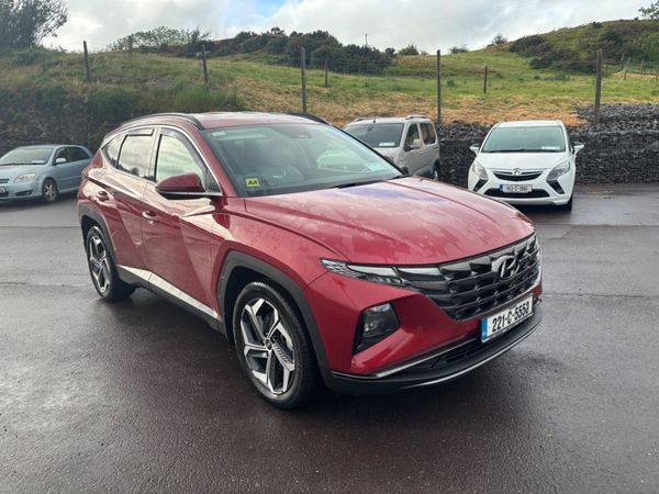 Hyundai Tucson SUV, Petrol Hybrid, 2022, Red