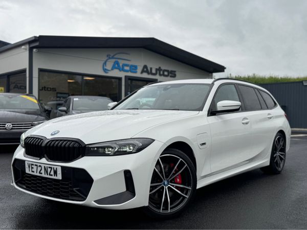 BMW 3-Series Estate, Petrol Hybrid, 2022, White