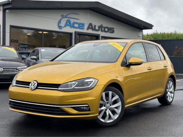 Volkswagen Golf Hatchback, Petrol, 2018, Gold