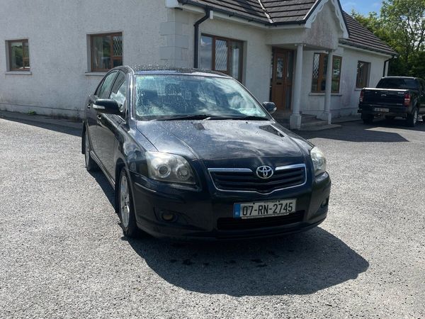 Toyota Avensis Saloon, Petrol, 2007, Black