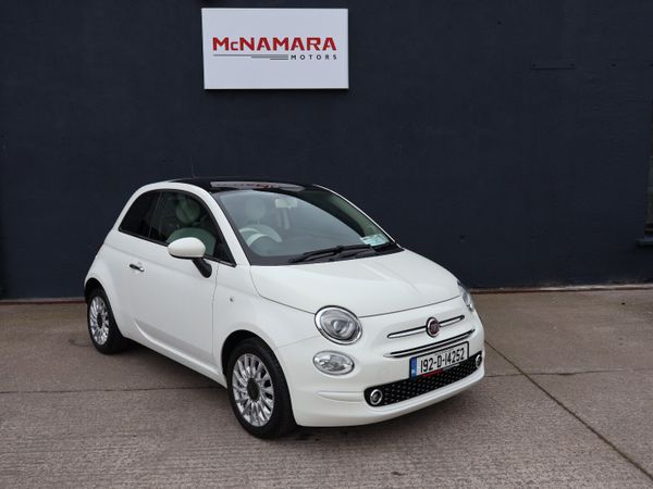 Fiat 500 Hatchback, Petrol, 2019, White