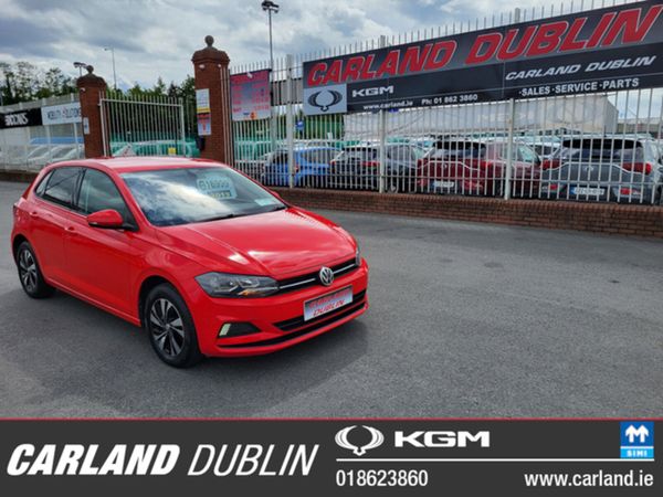 Volkswagen Polo Hatchback, Petrol, 2019, Red