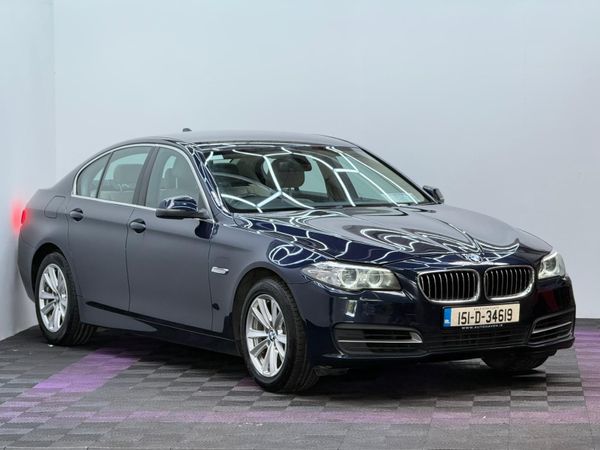 BMW 5-Series Saloon, Diesel, 2015, Blue