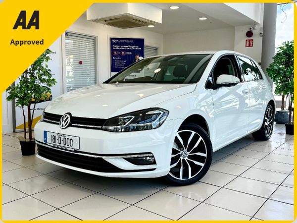 Volkswagen Golf Hatchback, Petrol, 2018, White