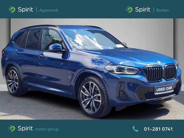 BMW X3 SUV, Petrol Hybrid, 2024, Blue