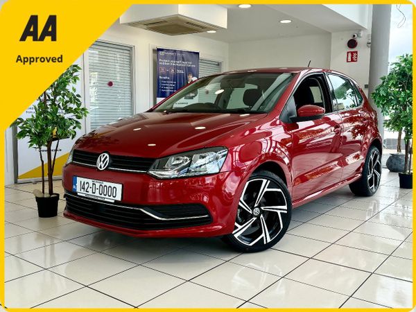 Volkswagen Polo Hatchback, Petrol, 2014, Red