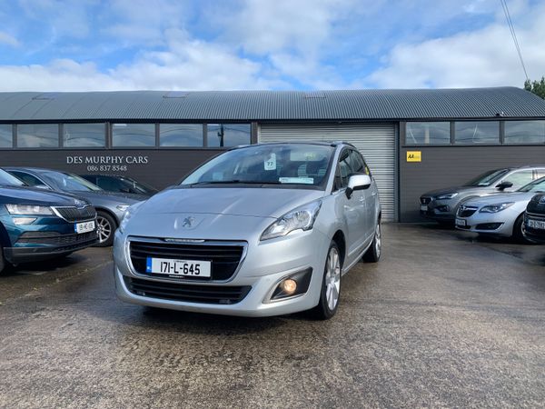 Peugeot 5008 MPV, Diesel, 2017, Silver
