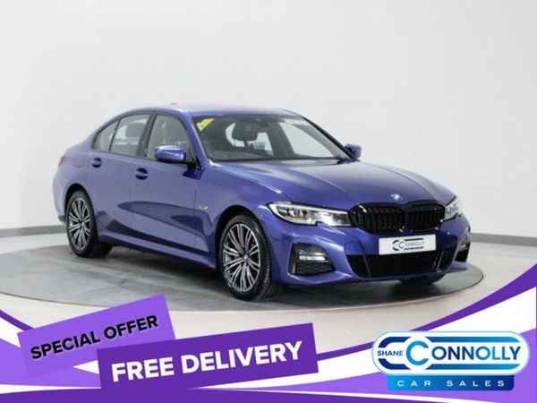 BMW 3-Series Saloon, Petrol Hybrid, 2022, Blue
