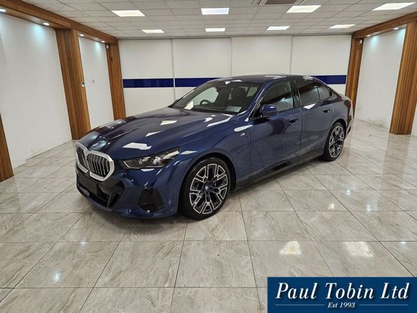 BMW 5-Series Saloon, Hybrid, 2025, Blue