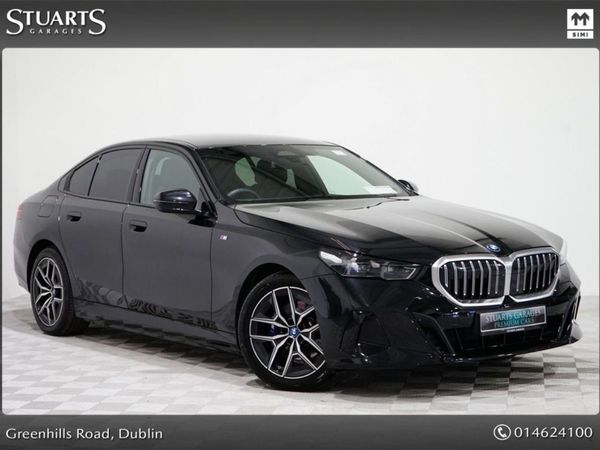 BMW 5-Series Saloon, Hybrid, 2024, Black
