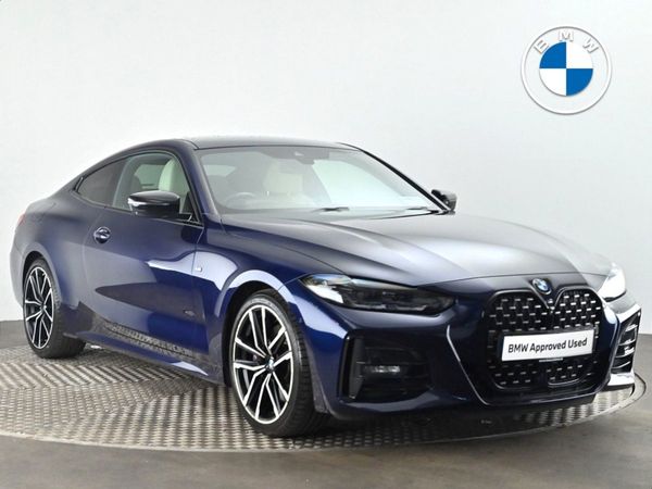 BMW 4-Series Coupe, Petrol, 2021, Blue