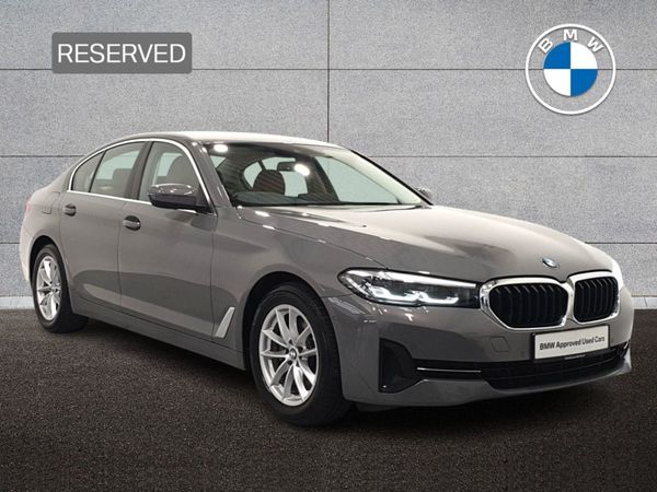 BMW 5-Series Saloon, Diesel Hybrid, 2021, Grey