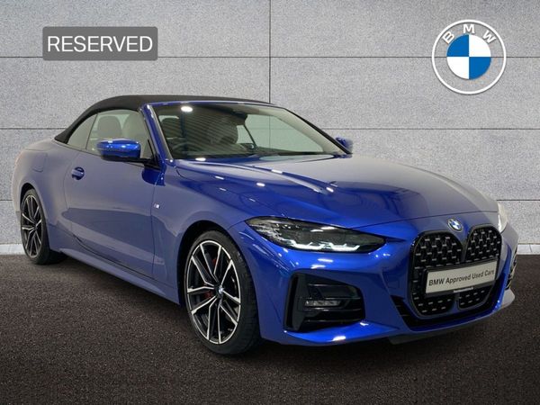 BMW 4-Series Cabriolet, Petrol, 2024, Blue