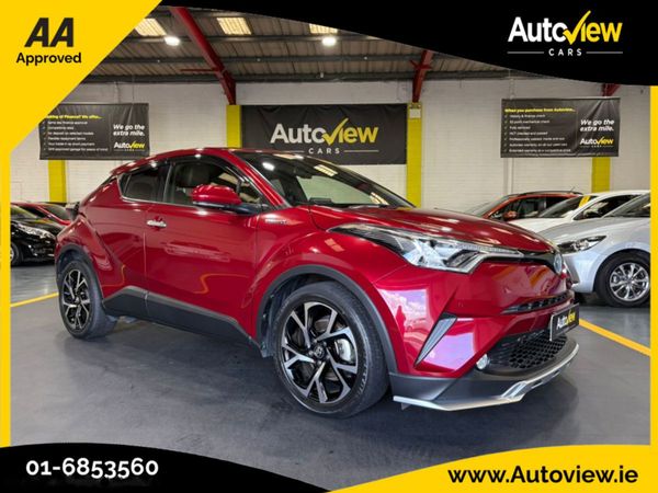 Toyota C-HR SUV, Petrol Hybrid, 2018, Burgundy