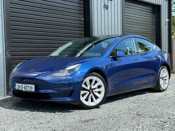 Tesla Model 3 Saloon, Electric, 2021, Blue