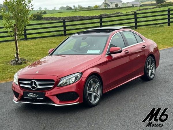 Mercedes-Benz C-Class Saloon, Diesel, 2018, Red