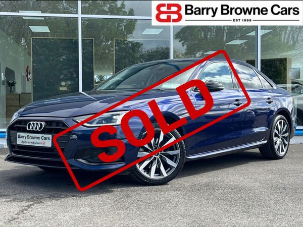 Audi A4 Saloon, Diesel, 2022, Blue