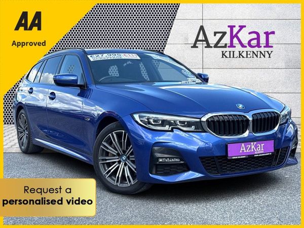 BMW 3-Series Estate, Petrol Plug-in Hybrid, 2021, Blue