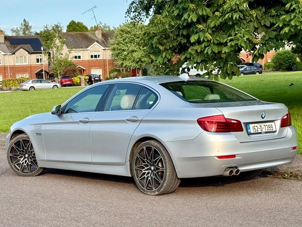 BMW 5-Series Saloon, Diesel, 2015, Silver