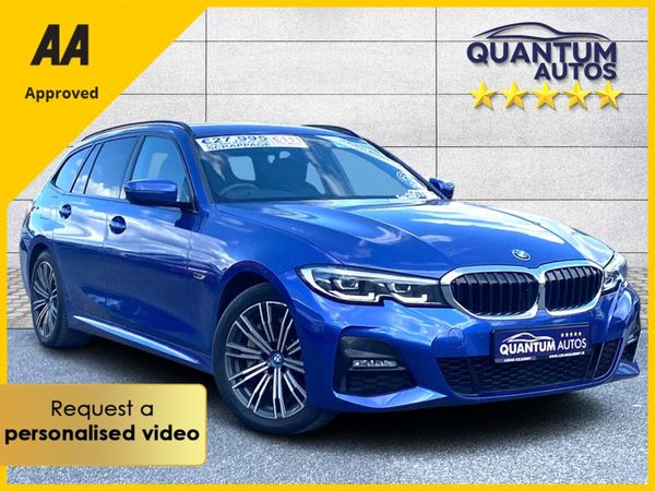 BMW 3-Series Estate, Petrol Plug-in Hybrid, 2021, Blue