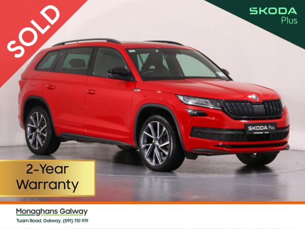 Skoda Kodiaq Estate, Diesel, 2021, Red