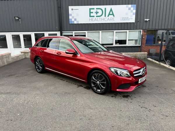 Mercedes-Benz C-Class Estate, Diesel, 2015, Red