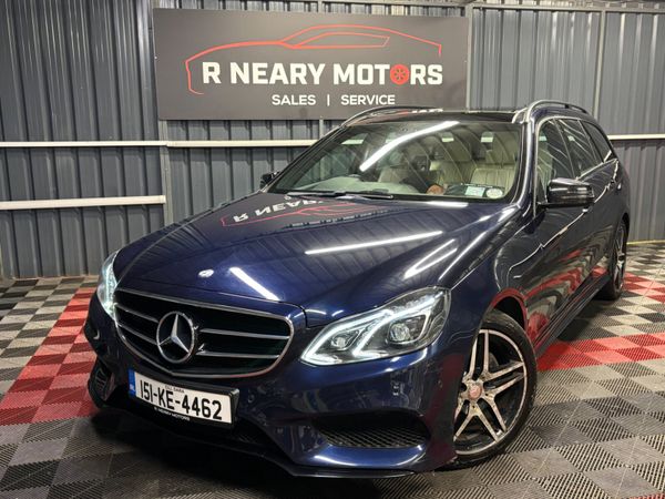 Mercedes-Benz E-Class Estate, Diesel Hybrid, 2015, Blue