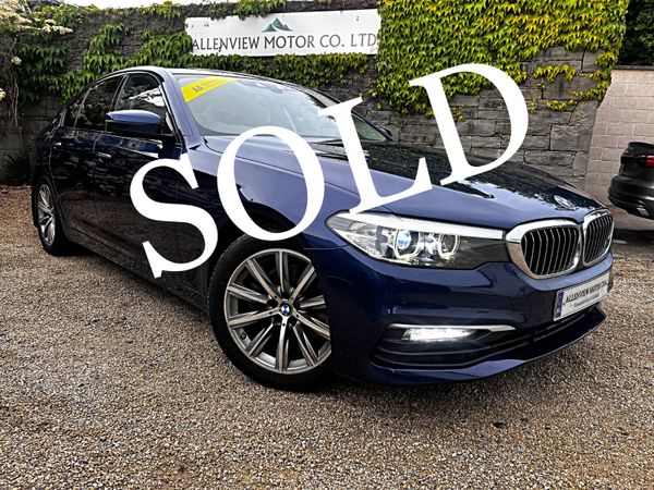 BMW 5-Series Saloon, Diesel, 2017, Blue