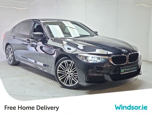 BMW 5-Series Saloon, Petrol Plug-in Hybrid, 2019, Black