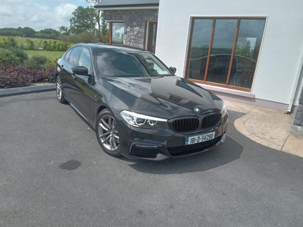 BMW 5-Series Saloon, Diesel, 2018, Black