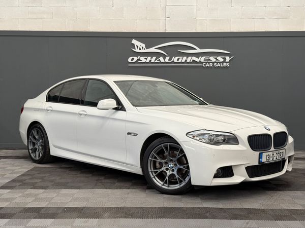 BMW 5-Series Saloon, Diesel, 2013, White