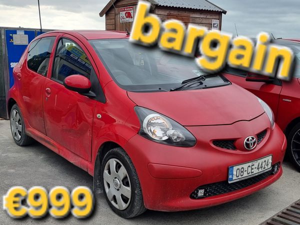 Toyota Aygo Hatchback, Petrol, 2008, Red