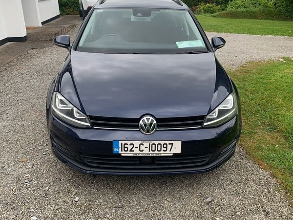 Volkswagen Golf Estate, Petrol, 2016, Blue
