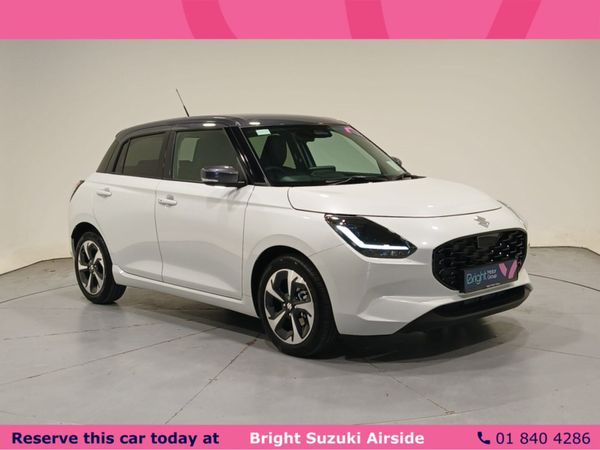 Suzuki Swift Hatchback, Petrol Hybrid, 2025, White