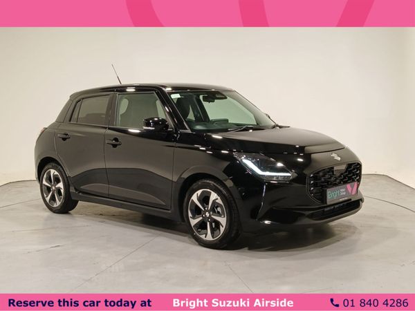 Suzuki Swift Hatchback, Petrol Hybrid, 2025, Black
