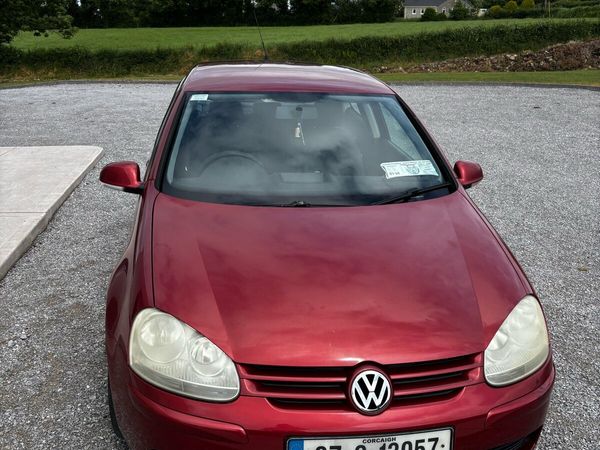 Volkswagen Golf Hatchback, Diesel, 2007, Red