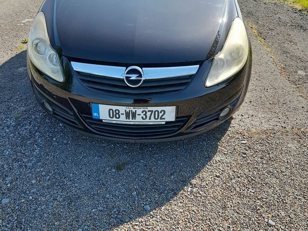 Opel Corsa Hatchback, Petrol, 2008, Black