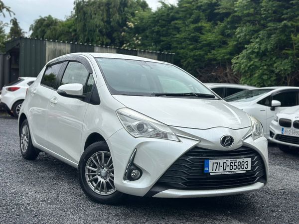 Toyota Vitz Hatchback, Petrol, 2017, White