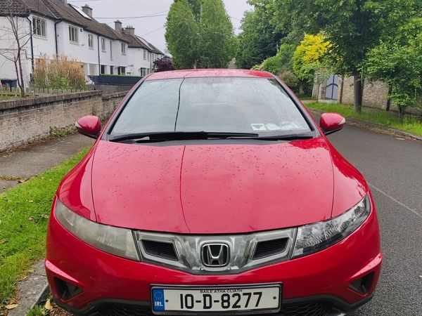 Honda Civic Hatchback, Petrol, 2010, Red
