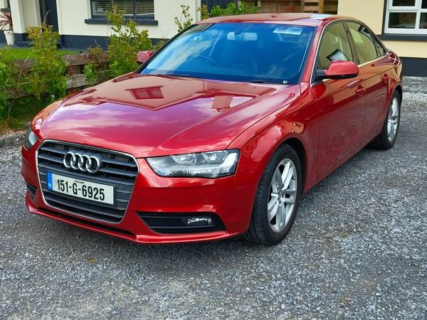 Audi A4 Saloon, Diesel, 2015, Red