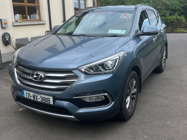 Hyundai Santa Fe SUV, Diesel, 2017, Blue