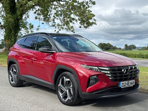Hyundai Tucson SUV, Petrol Hybrid, 2021, Red